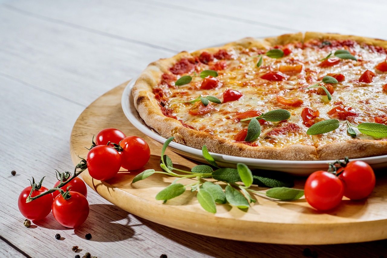 Pizza na talerzu